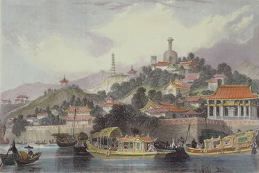 Garten des Kaiserpalastes, Peking, aus 